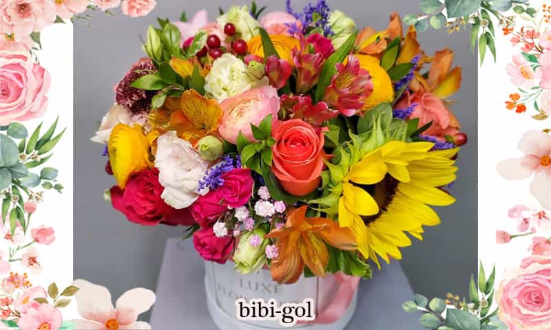 باکس گل تولد دخترانه